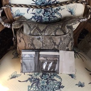 Brighton snakeskin purse and wallet Bundle!